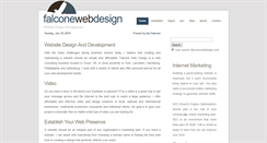 Desktop Screenshot of falconewebdesign.com
