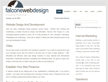 Tablet Screenshot of falconewebdesign.com